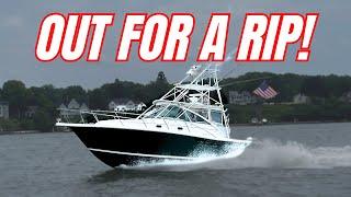 FULL WALKTHROUGH AND BOAT RIDE | 2000 Pursuit 3400 Fisherman With Volvo TAMD 63P DIESELS