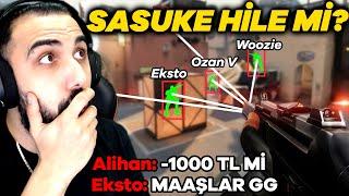 EDİTÖRLERİN MAAŞINDAN KESTİM!! SASUKE HİLE Mİ?? EKİPLE 5v5 VALORANT!! | Barış Can