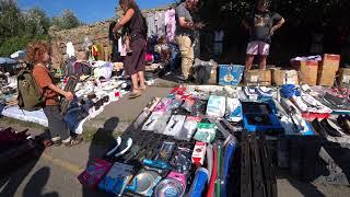 Weekend Flea market. Kyiv. Ukraine.