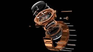 NOVE Trident Automatic Exploded View Swiss made Watches