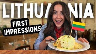 LITHUANIA SURPRISED US! (Best of Vilnius & Lithuanian Food) 