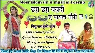 छम़ छम़ वज़दी ए पायल गौरी,,meer islam chattargarh,,m,9660147887