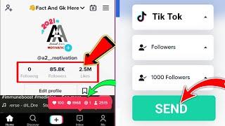 🟡Get Free 10k Likes ️ Followers In 5 Minutes|| Free Tiktok Followers 2023 ||Free TikTok Likes