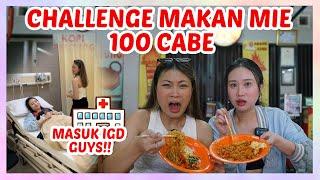 BERAKHIR DI IGD  !! CHALLENGE MAKAN INDOMIE 100 CABE BARENG JESSICA EFFENDY