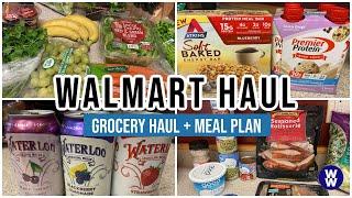 NEW FOOD FINDS! |  Healthy Walmart Grocery Haul + Weekly Meal Plan