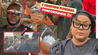 Agya Koo & Wayoosi Wow Crowd with Performance at C Confion’s Funeral