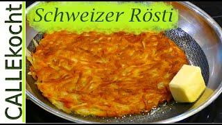 Schweizer Rösti selber machen und herrlich knusprig gebraten - Rezept