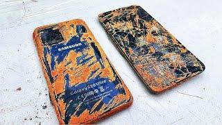 Restoration old broken SAMSUNG Galaxy S20 Ultra | Retro console touch phone restore and repair