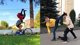 Stunt Comedy Prank / Lizzy Isaeva [ Трюковая Комедия / Пранки /Лучшие Сальто / Паркур