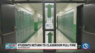 VIDEO: Students in Waterbury head back to class