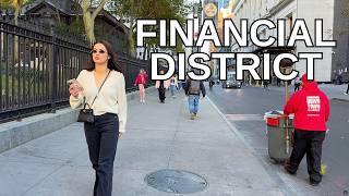 NEW YORK CITY Walking Tour [4K] - FINANCIAL DISTRICT