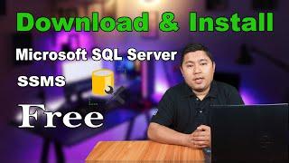 Download & Install Microsoft SQL Server  on Windows 10 | Download SSMS