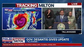 Gov. DeSantis provides an update on Hurricane Milton as it approaches Florida | ANJ