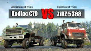 Snowrunner ZiKZ 5368 vs Chevy Kodiac C70