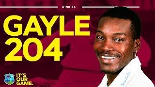  Test Match Double Hundred | Chris Gayle Hits Stunning 204 | West Indies Cricket