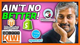 Magento vs Shopify vs OpenCart vs PrestaShop 2024: The Best eCommerce Platform Is...  E-CASH S2•E42