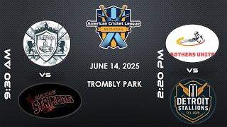 ACL T25 (JUN 14, 2025): MIGHTY KNIGHTS v MACOMB STRIKERS | BROTHERS UNITED v DETROIT STALLIONS