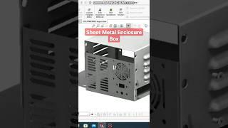 Sheet Metal Box Design In Solidworks 2023 | #solidworks | #autocad