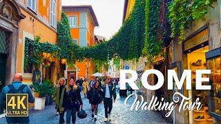 Rome, Italy 4K- UHD - Colosseum to Trastevere Walking Tour 4K Ultra HD