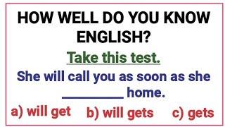 English Grammar Test ️ How well do you know English?Take this test