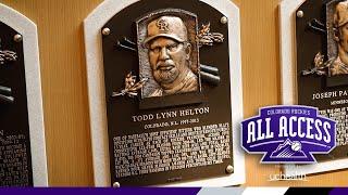 Rockies All Access | Todd Helton Hall of Fame - Plaque Installation