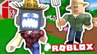 ESCAPE THE EVIL FARM OBBY (in Roblox) ► Fandroid the Musical Robot!