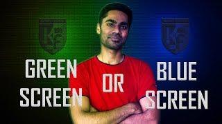 Why Green screen or Blue screen for filming | Which is the best? | KarthiksFotografy