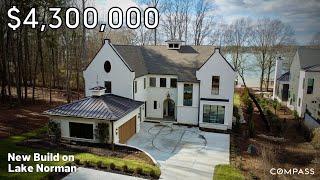 Custom Lake Norman Home | $4.3 Mil Waterfront Home by Grandfather Homes | 5 bedrooms, + 5.1 Baths