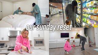 our sunday reset as a family of 3!