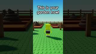 How gardens grow in Grow a Garden   #roblox #growagarden #funny #parody