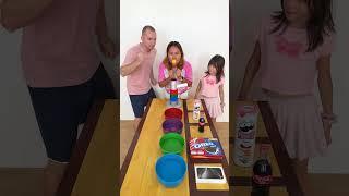 Oreo, Coca Cola or iPhone // Blow ball Challenge #shorts GamGam Family