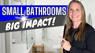 Small Bathroom Design Secrets Revealed! | Small Bathroom Design Tips 2025