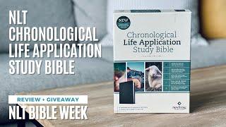 NLT Chronological Life Application Study Bible | Review + Giveaway