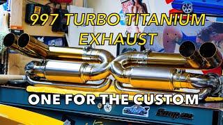 PORSCHE 997 TURBO CUSTOM EXHAUST INSTALLATION