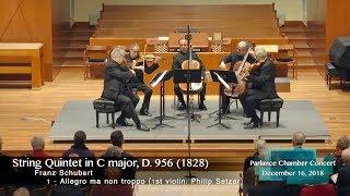 Emerson Quartet & cellist David Finckel: Schubert’s String Quintet in C, D. 956, Op.Posth 163