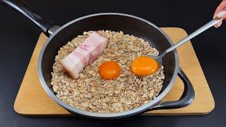 Mix eggs with oatmeal! This recipe is so delicious that I make it almost every morning