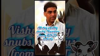 Oh Completely No to Magnus : GOAT of chess according to Vishwanathan Anand