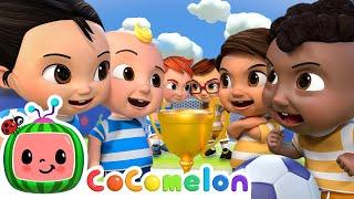 GOAL! JJ's Football Match Adventure  | CoComelon  |  Subtitled Sing Along Songs 