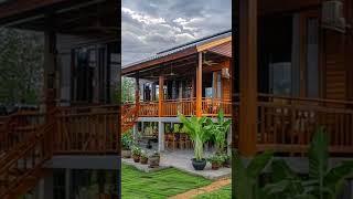 [467] Nhà Gỗ Cấp 4 có cầu thang dẫn lối lên hiên Rộng Thoáng mát #mydreamhome #dreamhome #home