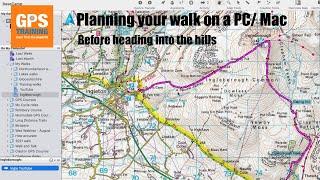 Planning a route using Garmin BaseCamp