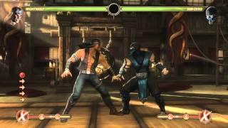 Mortal Kombat 9 - Nightwolf обучение + комбо
