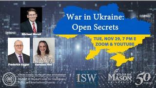 War in Ukraine: Open Secrets