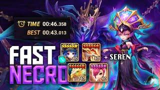 NEW SEREN 2A 0:45 Necro Abyss Hard Speed Team? - Summoners War