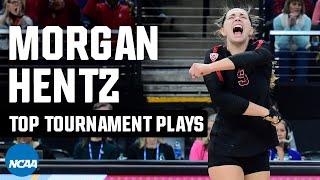 Morgan Hentz's top NCAA volleyball tournament plays