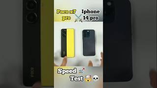 poco x7 pro vs iPhone 14 pro#Xiaomi 15 ultra #Samsung 25ultra #Speed test 