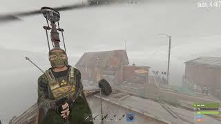 I sat in his heli 