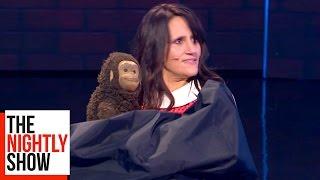 Nina Conti Has Some Fun with Her Monkey | The Nightly Show