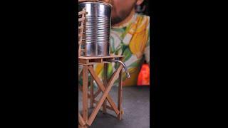 I Build a Water Tower from a Tin Can in 1 Minute! #shorts