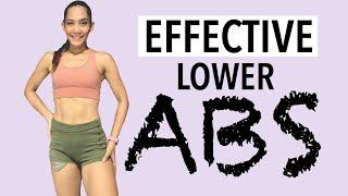 EFFECTIVE LOWER ABS WORKOUT AT HOME | LOWER BELLY FAT BURN | NO EQUIPMENT | PAMPALIIT NG TIYAN