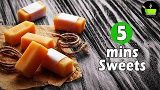 5 Minute Indian Easy Sweets Recipes | Quick & Easy Sweets Recipe | Indian Sweets Recipes | Mithai